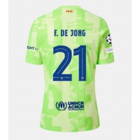 Camisa de Futebol Barcelona Frenkie de Jong #21 Equipamento Alternativo 2024-25 Manga Curta